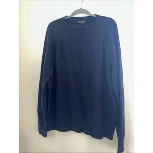 J.‎ Crew Mercantile Men's Wool Cotton Blend Sweater Navy Size XXL